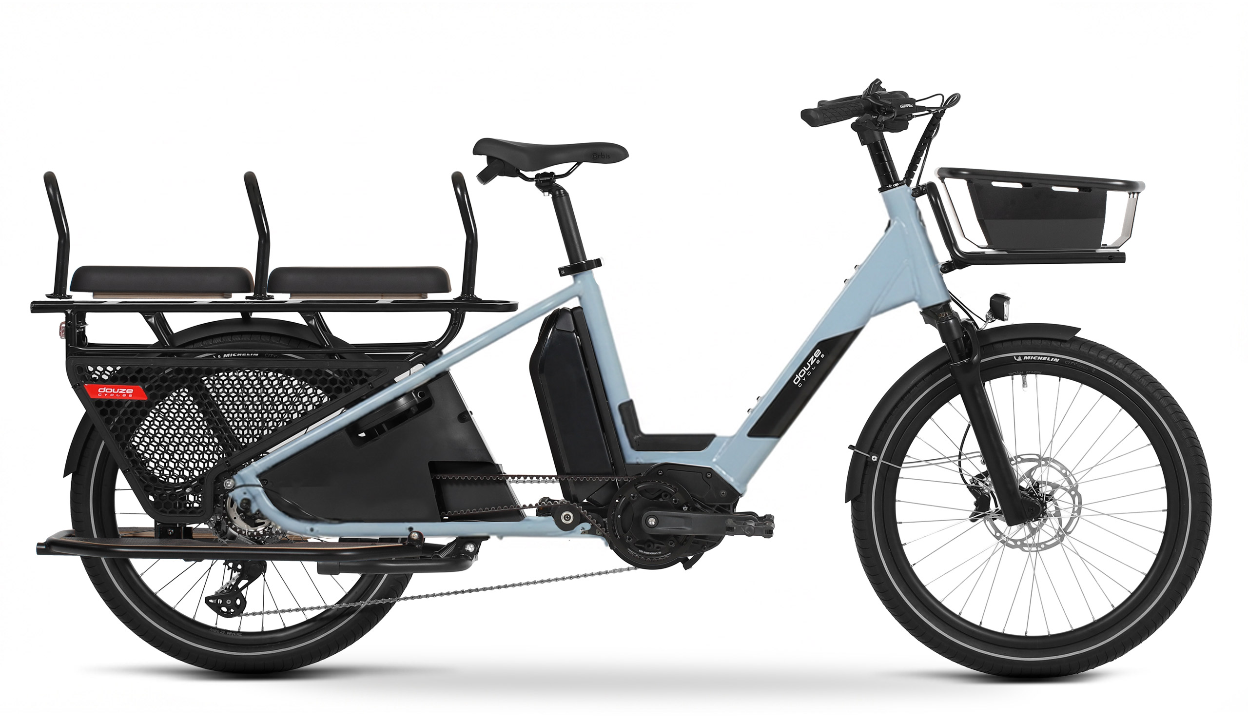 LT - Family Electric Longtail Cargo Bike | Douze Cycles
